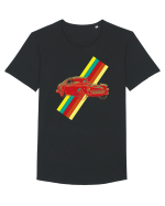 Retro Muscle Car Tricou mânecă scurtă guler larg Bărbat Skater