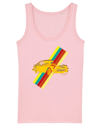Retro Muscle Car Cotton Pink