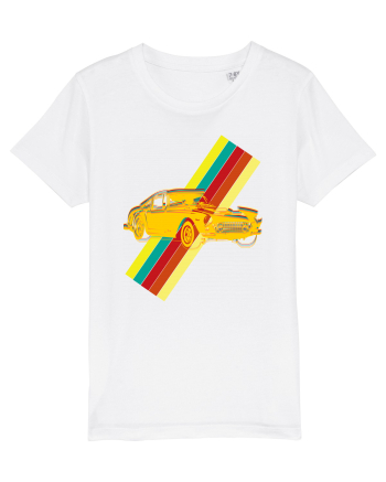 Retro Muscle Car White