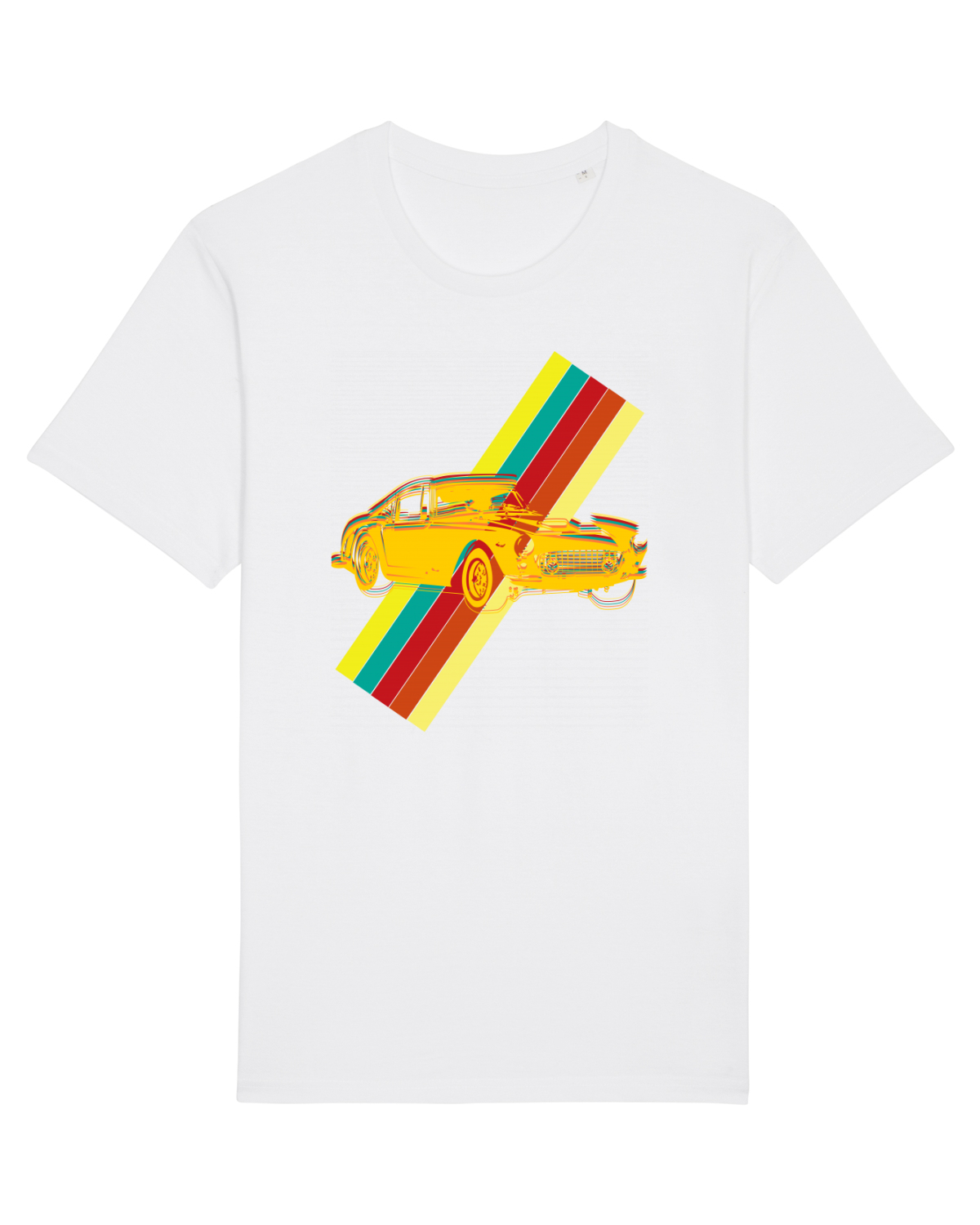 Tricou mânecă scurtă Unisex Rocker White