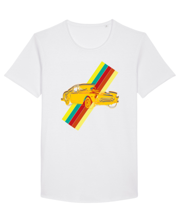 Retro Muscle Car White