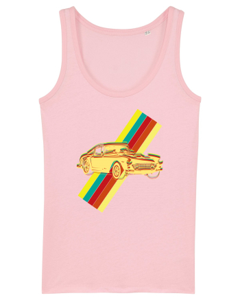 Retro Muscle Car Cotton Pink