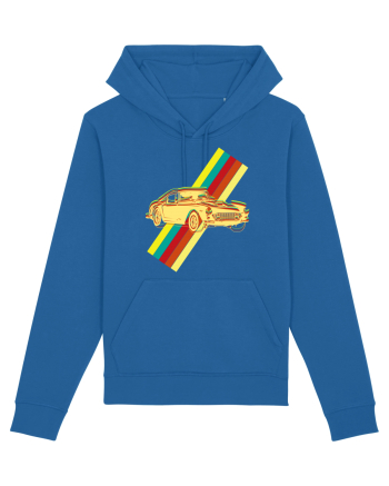 Retro Muscle Car Royal Blue