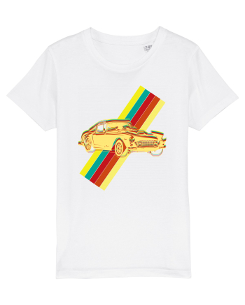 Retro Muscle Car White