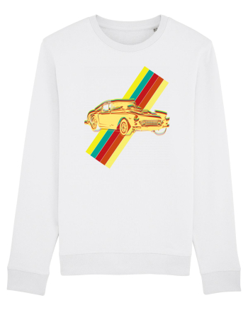 Retro Muscle Car White