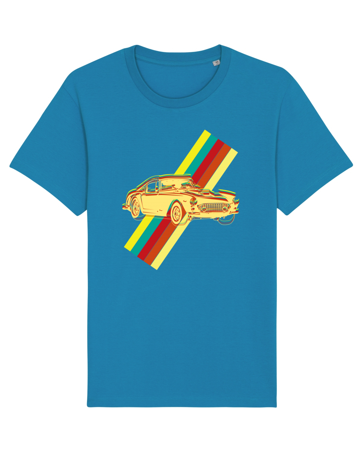 Tricou mânecă scurtă Unisex Rocker Azur
