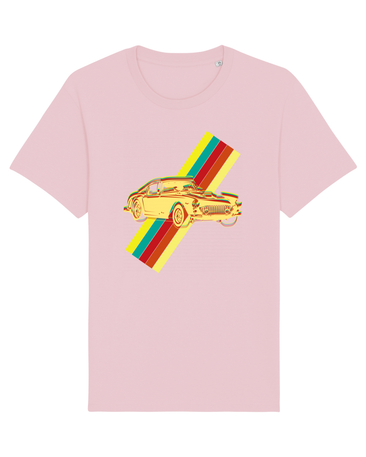 Tricou mânecă scurtă Unisex Rocker Cotton Pink