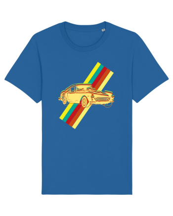 Retro Muscle Car Royal Blue