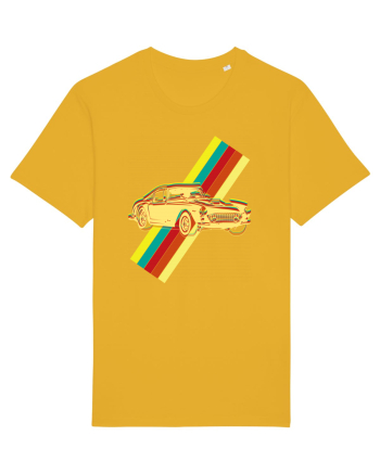 Retro Muscle Car Spectra Yellow