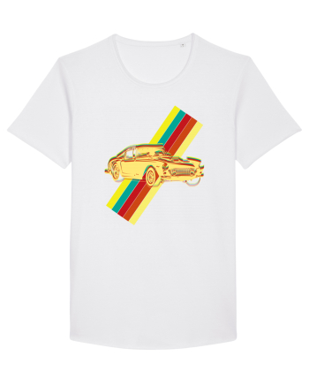 Retro Muscle Car White