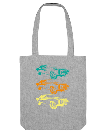 Retro Muscle Car Heather Grey