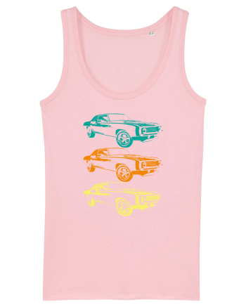 Retro Muscle Car Cotton Pink