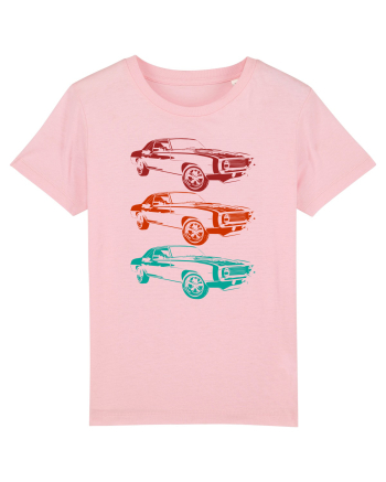 Retro Muscle Car Cotton Pink
