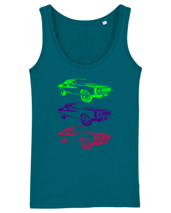 Retro Muscle Car Ocean Depth
