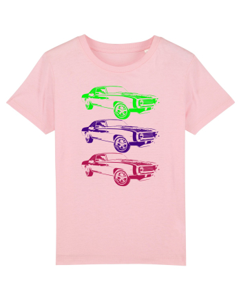 Retro Muscle Car Cotton Pink
