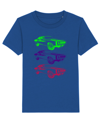 Retro Muscle Car Majorelle Blue