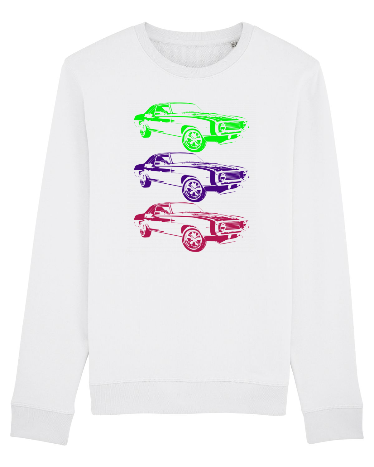 Bluză mânecă lungă Unisex Rise White