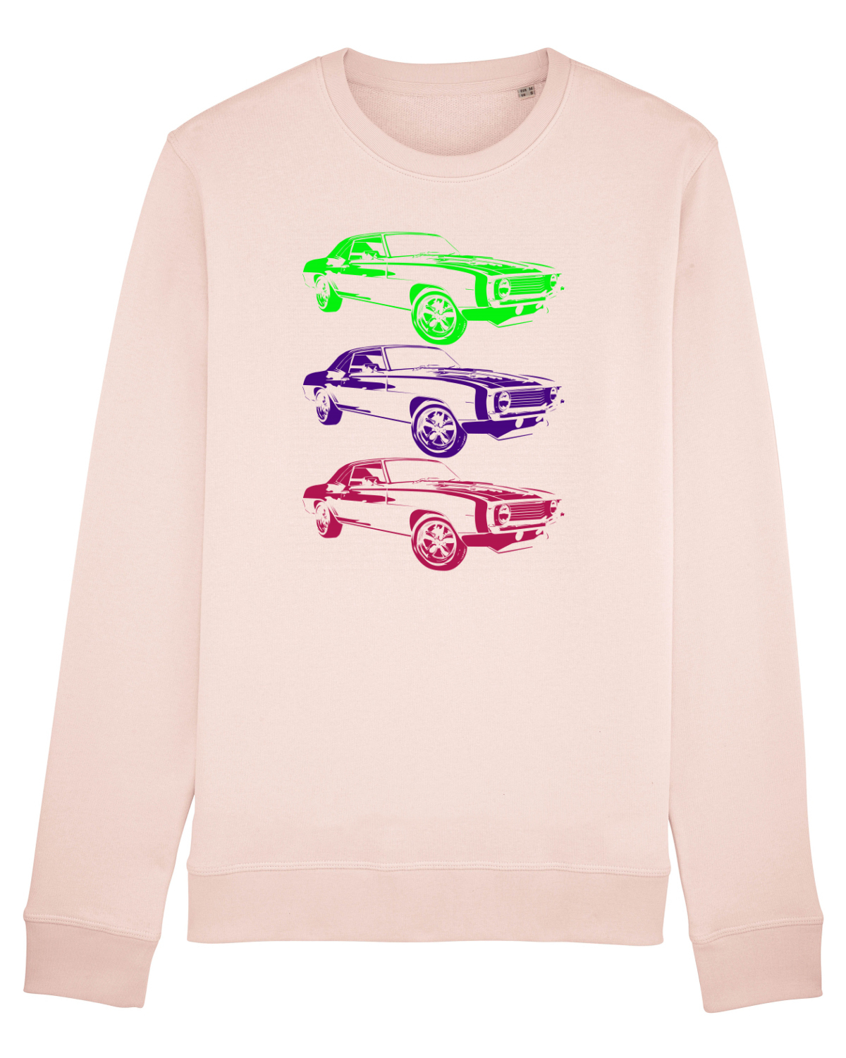 Bluză mânecă lungă Unisex Rise Candy Pink