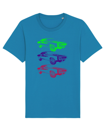 Retro Muscle Car Azur