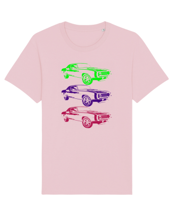 Retro Muscle Car Cotton Pink