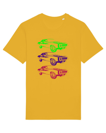 Retro Muscle Car Spectra Yellow