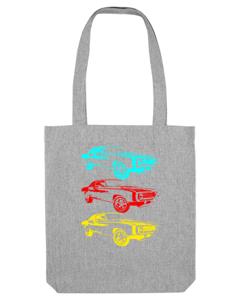 Retro Muscle Car Heather Grey