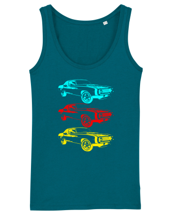 Retro Muscle Car Ocean Depth
