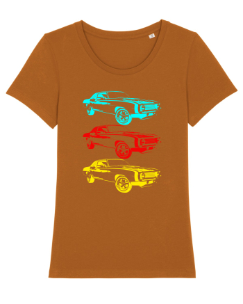 Retro Muscle Car Roasted Orange