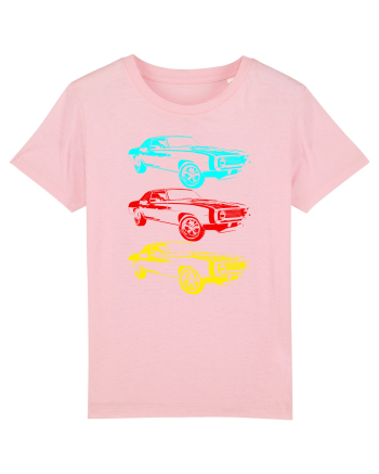 Retro Muscle Car Cotton Pink