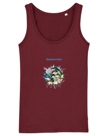 Summer Vibes Burgundy