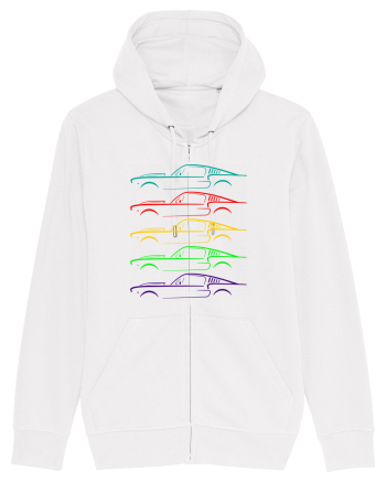 Retro Muscle Car White
