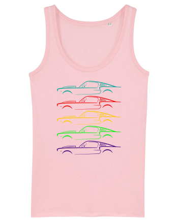 Retro Muscle Car Cotton Pink