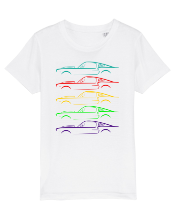 Retro Muscle Car White