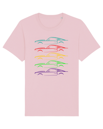 Retro Muscle Car Cotton Pink