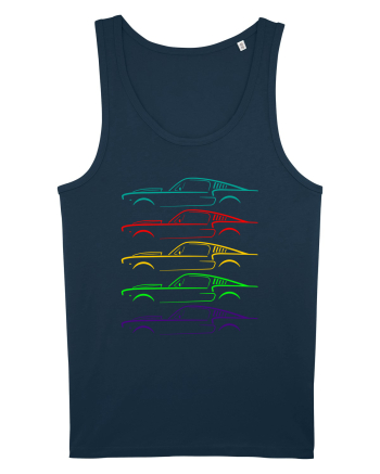 Retro Muscle Car Navy
