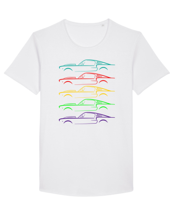 Retro Muscle Car White