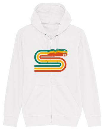 Retro Muscle Car White