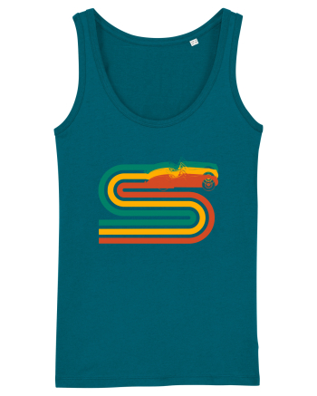 Retro Muscle Car Ocean Depth