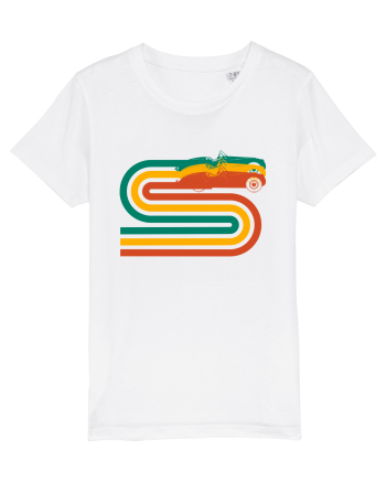 Retro Muscle Car White