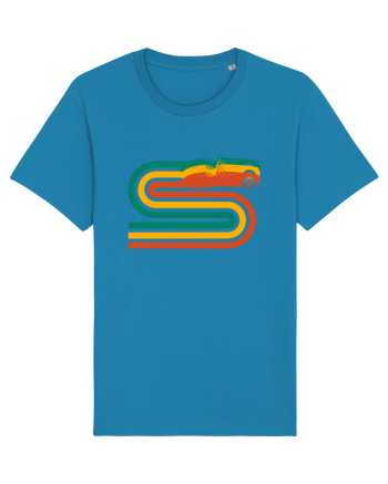 Retro Muscle Car Azur