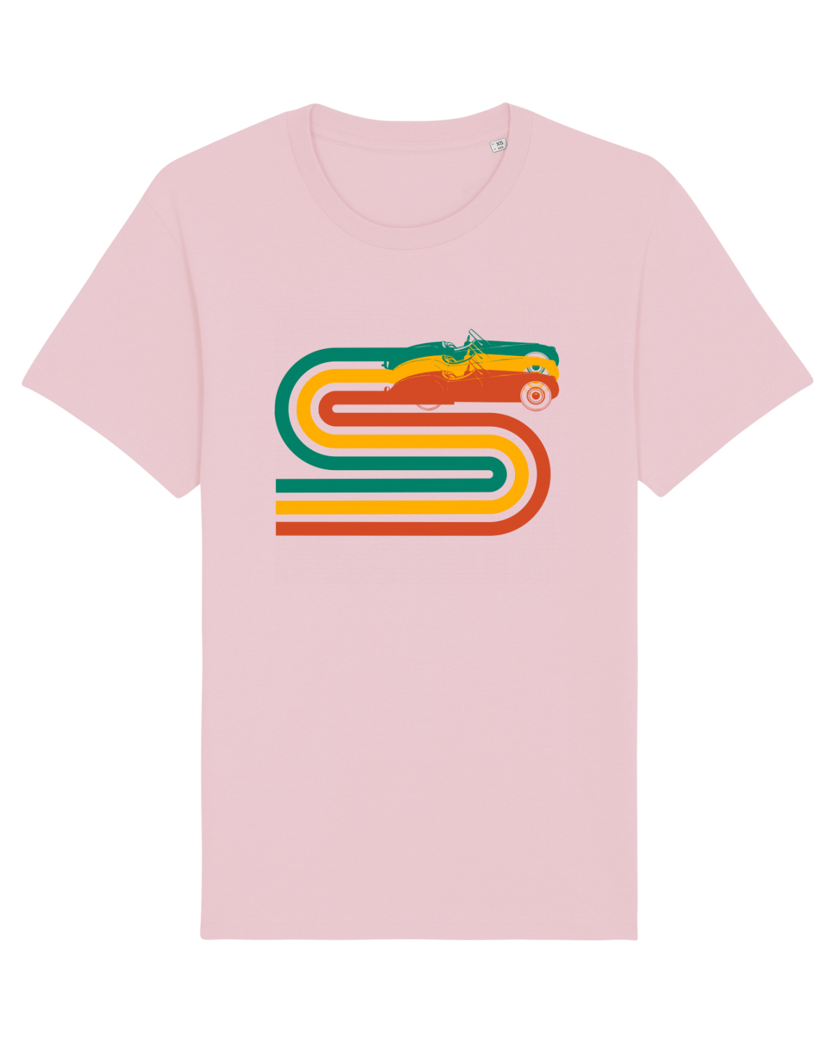 Tricou mânecă scurtă Unisex Rocker Cotton Pink