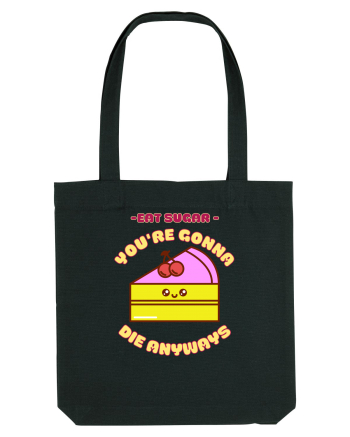 Funny Kawaii Food Black