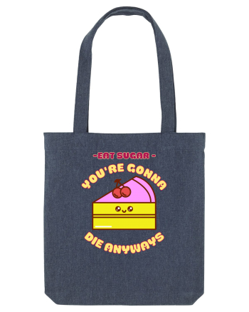 Funny Kawaii Food Midnight Blue