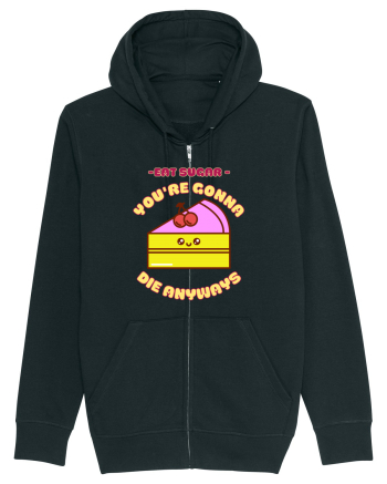 Funny Kawaii Food Black