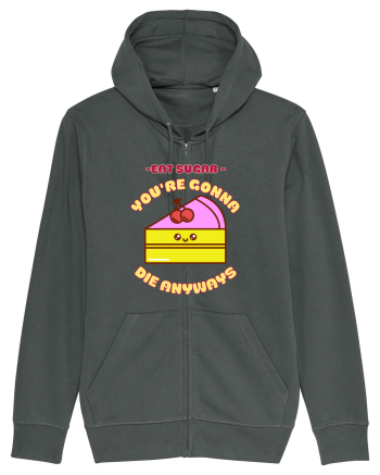 Funny Kawaii Food Anthracite