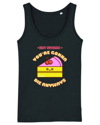 Funny Kawaii Food Black