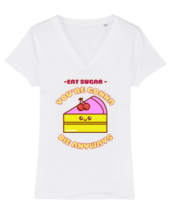 Funny Kawaii Food White