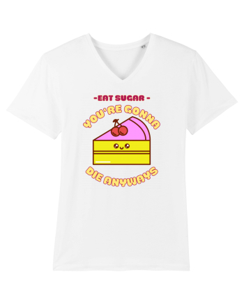 Funny Kawaii Food White