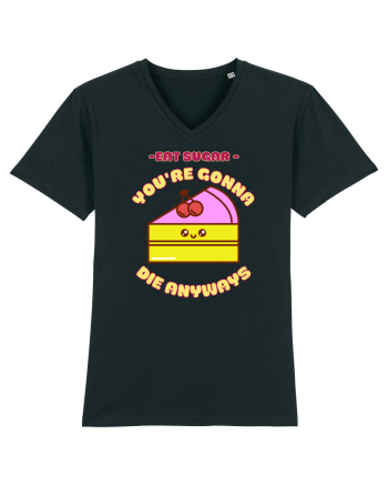 Funny Kawaii Food Black