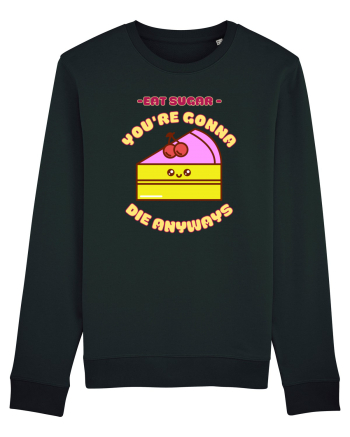 Funny Kawaii Food Black